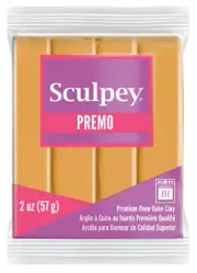 5 Pack Sculpey Premo Polymer Clay 2oz-Mustard PE02-5011