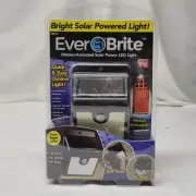 EverBrite Motion-Activated Solar Power LED Light As Seen On TV New sealed EASY