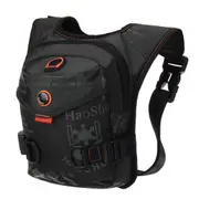 Nylon Drop Waist Leg Drop Bag for Men Fashion Riding Fanny Pack Military Rider Travel Men Messenger Shoulder Bag BLACK COLOR