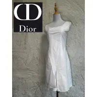 在飛比找蝦皮商城精選優惠-Christian Dior衣櫃冬季清倉 迪奧無袖連衣裙喇叭
