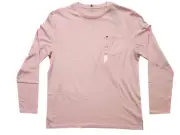 Tommy Hilfiger Long-Sleeve Nantucket Tee (T) Shirt w Pocket (L) Pink