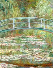 Bridge over a Pond of Water Lilies by Claude Monet Art Print 11"x14"