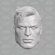 Superman Man of Steel v1 custom head for McFarlane DC Multiverse & other figures