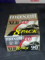 Maxell XLII 90 High Bias 7 Pack NEW SEALED Audio Cassette Music Audio Tape NOS