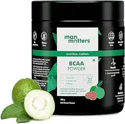 Green Velly Man Matterrs BCAA Powder for Men | with L-leucine, L-isoleucine & L-valine | Promotes Muscle Building & Muscle Recovery Post-Workout | Red Guava Flavour | 250g