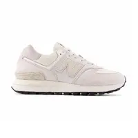 在飛比找momo購物網優惠-【NEW BALANCE】NB 574 男鞋 女鞋 灰米白色