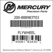 New Mercruiser Mercury Quicksilver - Fly Wheel 200-888983T03