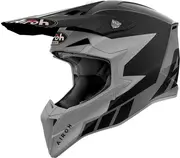 Airoh Wraaap Reloaded, motocross helmet , color: Matt Grey/Black/Light Grey , size: M