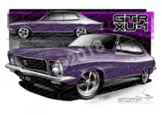 HOLDEN TORANA LJ XU1 CHATEAU MAUVE A2 FRAMED PRINT (HC49N)