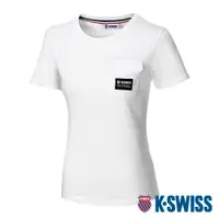 在飛比找PChome24h購物優惠-K-SWISS Label Pocket Tee棉質吸排T恤