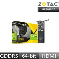 在飛比找momo購物網優惠-【ZOTAC 索泰】GeForce GT 1030 2GB 