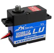 JX Servo 21.8Kg .16 sec 6V Waterproof 2BB 58g 40.5x20.2x38 mm Hi Torq