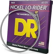 DR Strings NICKEL LO-RIDER™ - Nickel Plated Bass Strings: 5-String Medium 45-125
