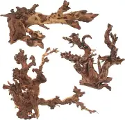 Natural Aquarium Driftwood Assorted Branches Reptile Ornament Fish Tank Decor