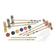 Regent Premier 6-Player Croquet Set w/ Mallets/Balls Fun Outdoor Family Game