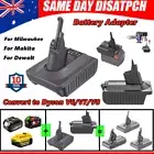 Battery Adapter for Makita Milwaukee 18V Battery Convert to Dyson V6 V7 V8 Vac