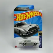 2024 Hot Wheels Aston Martin 1963 DB5 107/250 HW Screen Time 7/10 HTB36 Silver