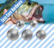 BALL FISHING SINKERS ROUND FISHING TACKLE SINKER 10g - 60g AU