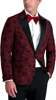 [Haggar] Men's Slim Fit Floral Tuxedo Dinner Jacket