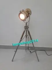 Nautical search light with floor marine spot tripod stand search light