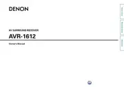 Denon AVR-1612 Receiver Amplifier Owners Manual