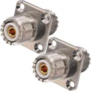 onelinkmore SO239 Coax Connector UHF Female to Coaxial Adapter...