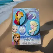 New - TOWEL CLIPS for BEACH / POOL TOWELS (1 set of 2 pcs.)- Disney Frozen