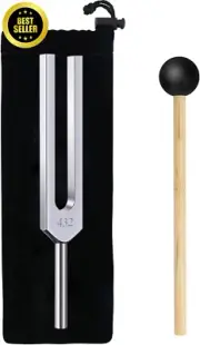 432 Hz Tuning Fork for Healing, Om Intention Enhancer, Natural Sound Frequency