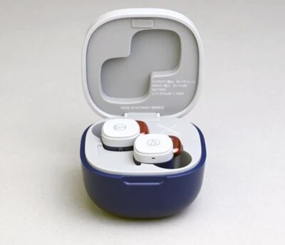audio-technica ATH-SQ1TW NRD Wireless Earphone Waterproof Navy Red w/ Tracking