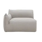 [James Lane] Luella 1.5 Seater Left Arm Facing Sofa Module Boucle Pumice