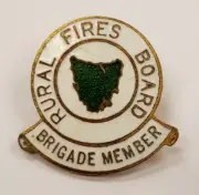 TASMANIA • Rural Fires Board Brigade badge • Brigade Member