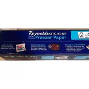 Reynolds Kitchens Plastic Coated Freezer paper. NEW. 75 SQ FT