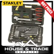Stanley Tool Set Socket & Spanner Kit 132 Piece ¼" & ½" Dr METRIC/AF 99-059