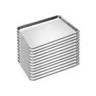 12 Pack Half Size Baking Sheet Pan Aluminum Commercial Pan for Oven Freezer B...