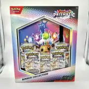 POKÉMON TCG Scarlet & Violet Prismatic Evolutions Binder Collection IN HAND