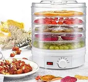 Fruit Dryer Dehydration 5 Tray Mini Electric Food Dehydrator Fruit Vegetable Herb Meat Drying Machine Snacks Food Dryer for Room Kitchen