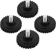 4pcs Electronic Scale Base Small Food Scale Bumpers Small Rubber Foot Replacement Black Rubber