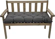 Bench Swing Cushion, Outdoor Bench Cushions, 39x20 Inch Soft Porch Swing Cushions, Non-Slip Replacement for Lounger Garden Furniture Patio, Dartk Grey