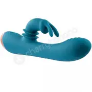 Adam &amp; Eve Shimmy &amp; Shake Velvet Rabbit With Side To Side Clit Stimulation