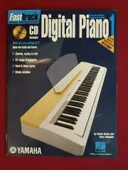 FastTrack Digital Piano 1 Softcover Book w/ CD 1997 Yamaha Hal Leonard Keyboard