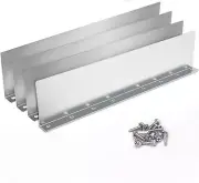 4 Pcs Gutter Valley Splash Guard,Straight Rain Diverter Roofing Gutter Guards...