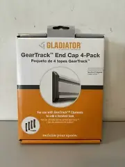 New— NIB 2013 Gladiator Gear Track End Cap 4-Pack for Channels.