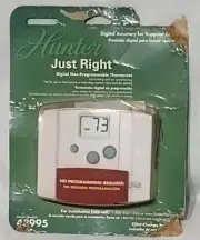 Hunter Thermostat Just Right Digital Electronic Heat & Cool #42995 NIB Free Ship