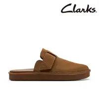 在飛比找momo購物網優惠-【Clarks】男鞋 Litton Mule 魔鬼氈設計圓頭