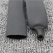 Heat Shrink Tubing Dia 12.7/15.4/19.1/25.4/30/39/50 mm Dual Wall Heat Shrink Tube Thick Glue 3:1 Ratio Shrinkable Tube Adhesive Line Wrap Wire Kit Heat-Shrink Tubing (Color : Black, Size : Dia 30mm