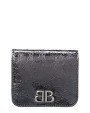 Balenciaga Logo Leather Coin Purse