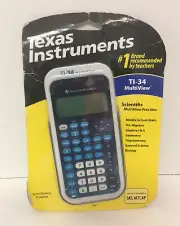 Texas Instrument TI-34 Multiview Solar Battery Powered 2007 New in Package