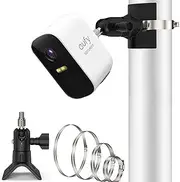 Universal Camera Mount for Eufy Cam, Pole Mounting Bracket Wall Mount for Others with 1/4 Inch (6.35 mm) Screw Hole Camera, Adjustable Camera Mount for eufyCam (Pack of 1)