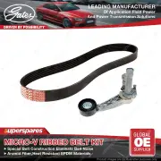 Gates Micro-V Ribbed Belt Kit for Citroen C3 C4 Picasso C5 DS3 DS4 DS5 1.4L 1.6L