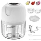 100+250ml Electric Food Chopper Garlic Blender Vegetable Crusher Mincer Grinder